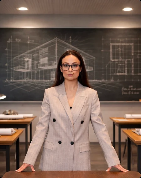 Ксения Айвазян — преподаватель архитектурного черчения